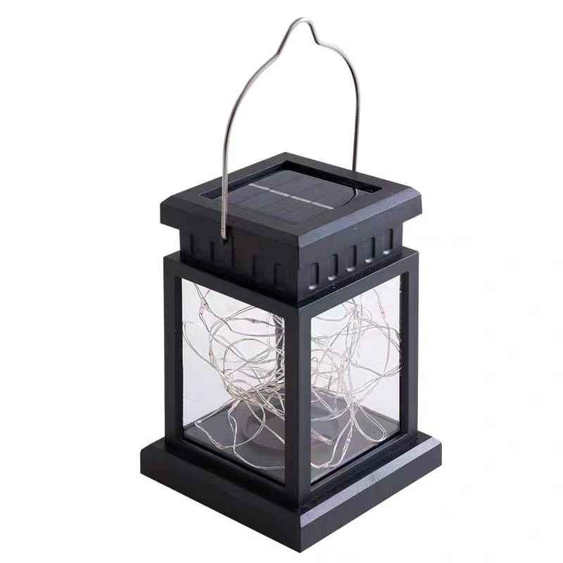 Solar Palace Light Candle Color Line Light Outdoor Small Palace Light Landscape Solar Small Wind Light Portable Light Solar Hanging