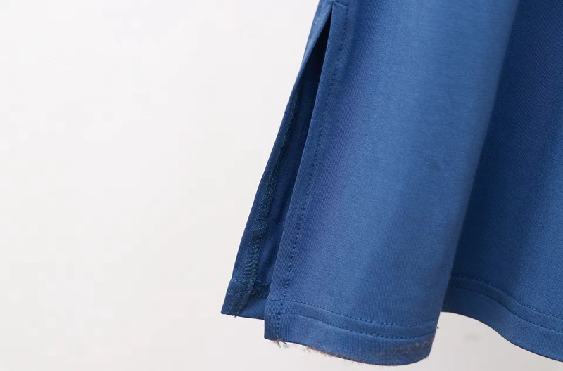 Vasaras jauna modāla vīriešu naktskrekla garas ceļgalu īsas piedurknes V veida kakla izgriezums vidēji garš halāts_voghion.com