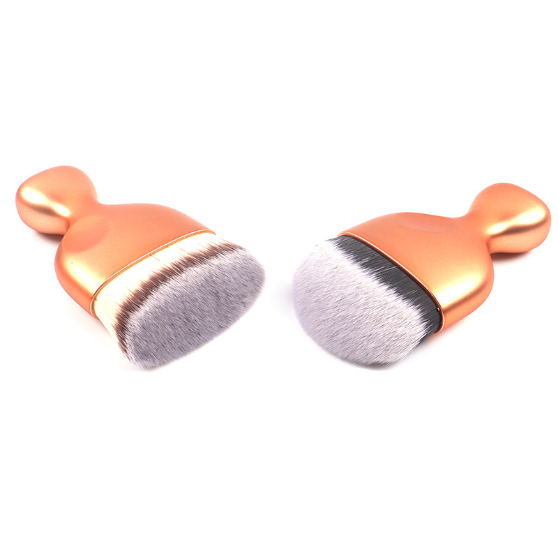Source manufacturers shake the sound of the same oblique skeleton brush multi-functional makeup finger thumb printing contour brush multi-purpose foundation brush