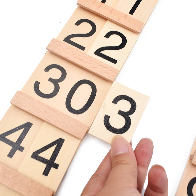 Saigen board Montessori mathematics teaching aids family Montessori kindergarten children early education digital saigen board