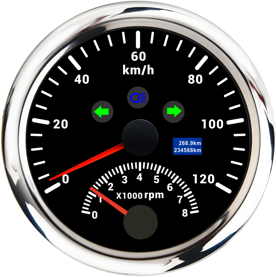 Quality modified speed meter motorcycle car speed meter multifunctional instrument production and processing