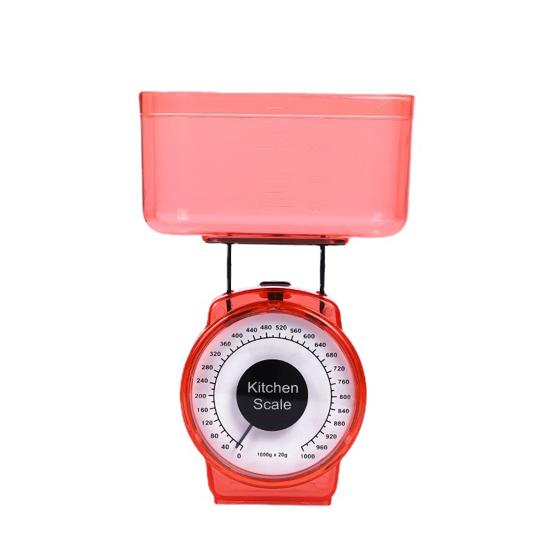 Factory Direct kitchen weight scale mechanical kitchen scale 1kg bench scale spring scale household baking chicken fillet tray scale