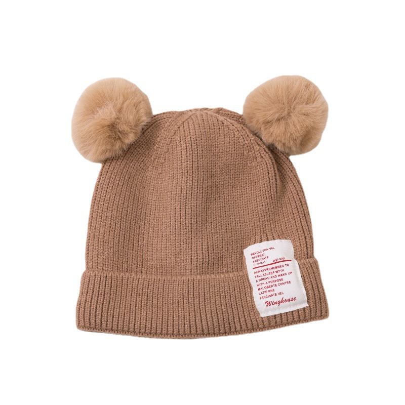 Stock children's cap broken color offset code hat knitted hat processing hat stall blind box supply generation