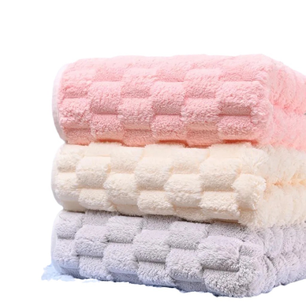 Towel Bath Towel Adult Big TikTok Explosions Thickened Clouds Soft Absorbent Hair-free Household Men's and Women's Face Washing Wholesale