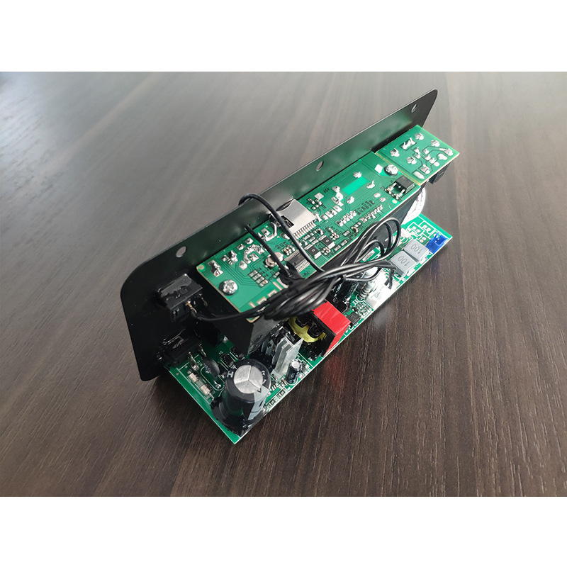 Cross-Border Manufacturer 10-Inch 12V24V220V Car-Mounted Direct Supply Digital Plug-In Card Bluetooth Amplifier Board with Reverberation Amplifier