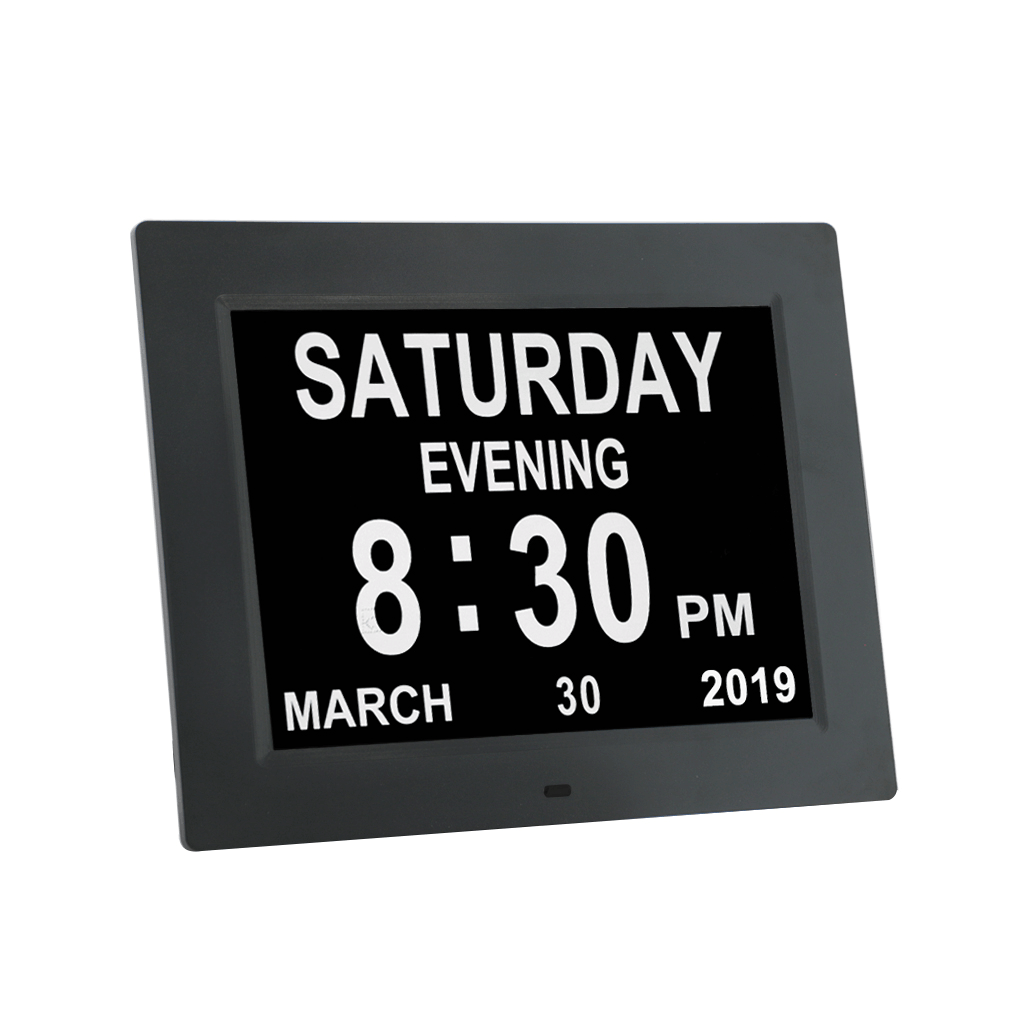 Amazon popular 10-inch digital clock HD electronic alarm clock calendar gift elderly medicine reminder machine