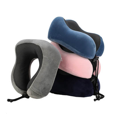 U-shaped Pillow Memory Foam Travel Pillow Neck Pillow Car Aircraft Nap Neck Pillow Magnetic Cloth U-shaped Pillow