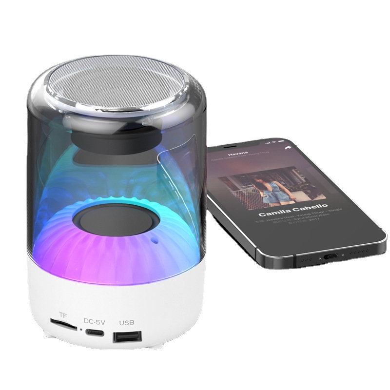 A23 smart colorful lights Bluetooth speaker home card subwoofer high volume high quality A22 Bluetooth audio