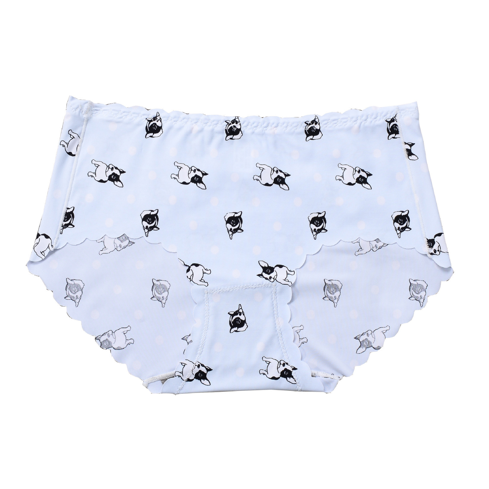 48 color optional summer ice silk printed underwear girl ruffled cotton crotch waist cartoon factory direct sales