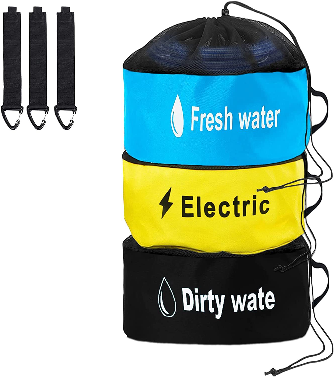 Cross-border Outdoor RV waterproof hose storage wire sundries dustproof storage bag