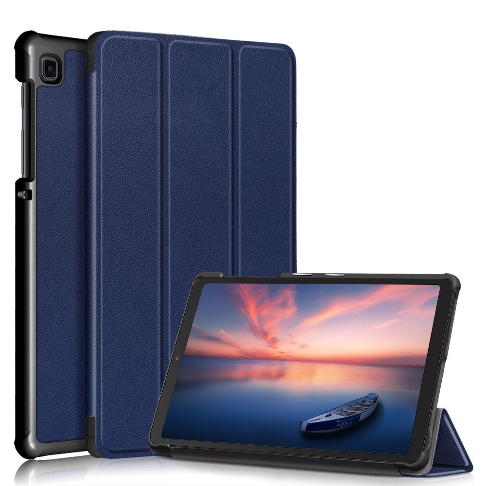 Suitable for Samsung A7 lite T220 tablet protective cover SM-T225 voltage tri-fold PU + PC tablet case