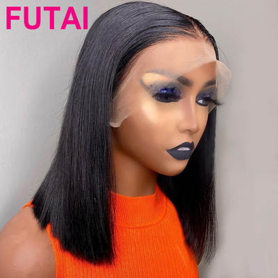 Vietnames SDD Bone Straight Real Hair Wig BOB Headgear Double Draw Factory