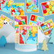 Wooden children's animal fruit creative three-dimensional puzzle building blocks puzzle early education Tetris building blocks toys