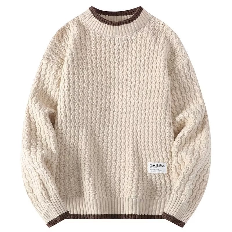 One-piece delivery sweater men's autumn and winter versatile trendy loose sweater ins lazy pullover sweater coat