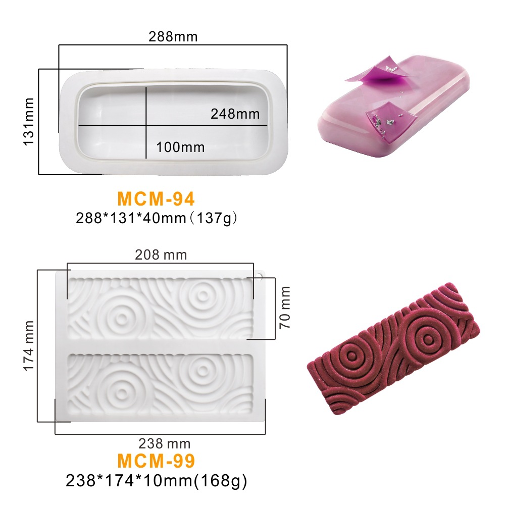 Italy same base + top decoration mousse mold three-dimensional cake silicone mold baking utensils handmade soap mold