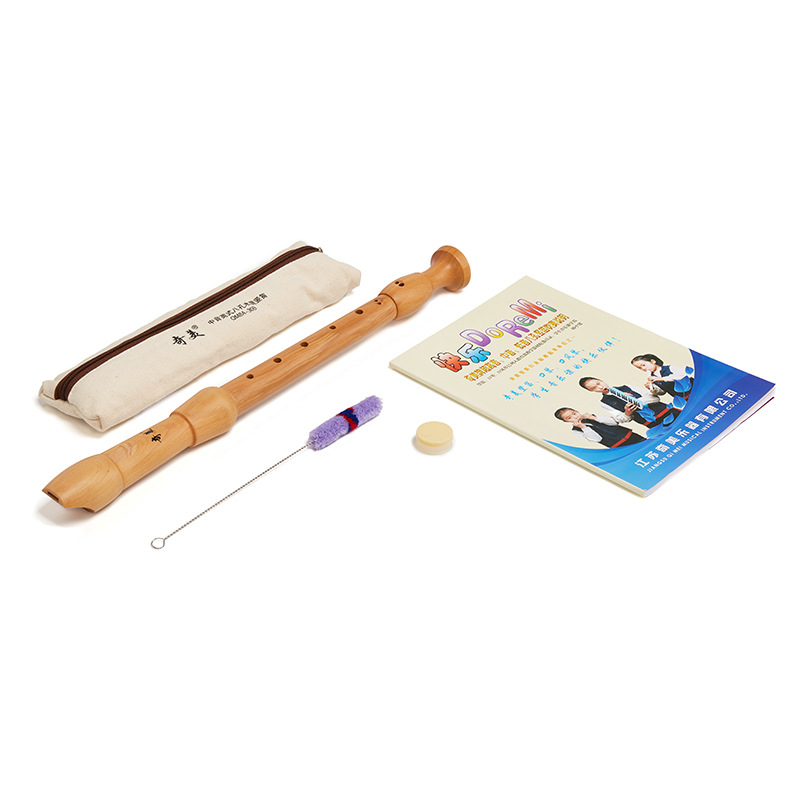 Qimei brand Alto German British baroque eight-hole wooden clarinet 8-hole full wooden Alto wooden flute