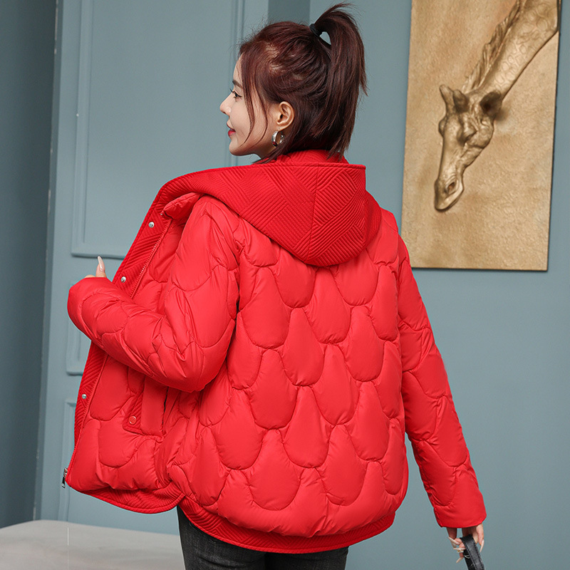 deux pièces Lusi même style veste chaude vêtements en coton vêtements d'hiver pour femmes petit nouveau court style coréen manteau de pain ample veste_voghion.com