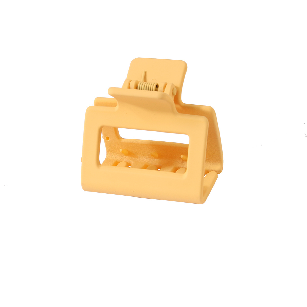 Guanyang PS material 5cm square matte grip clip cross-border  explosion hair claw clip with combination set_voghion.com