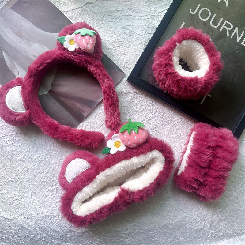 Hair band face wash headband female 2023 new mask special hair band wash headband headband hair clip male headdress