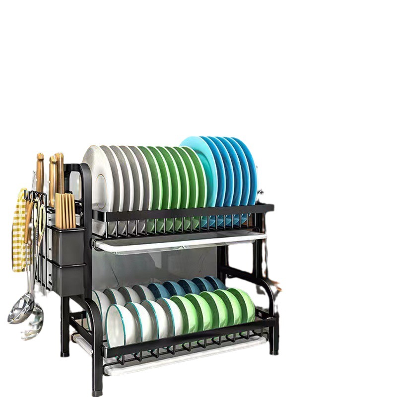 Kitchen Storage Rack New Dish Rack Drain Rack Multi-functional Dish Storage Rack Dish Dish Dish Dish Dish Chopsticks Storage Box