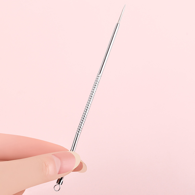 4-piece acne needle set home facial beauty beauty beauty tool acne clip acne removal acne removal blackhead pick needle