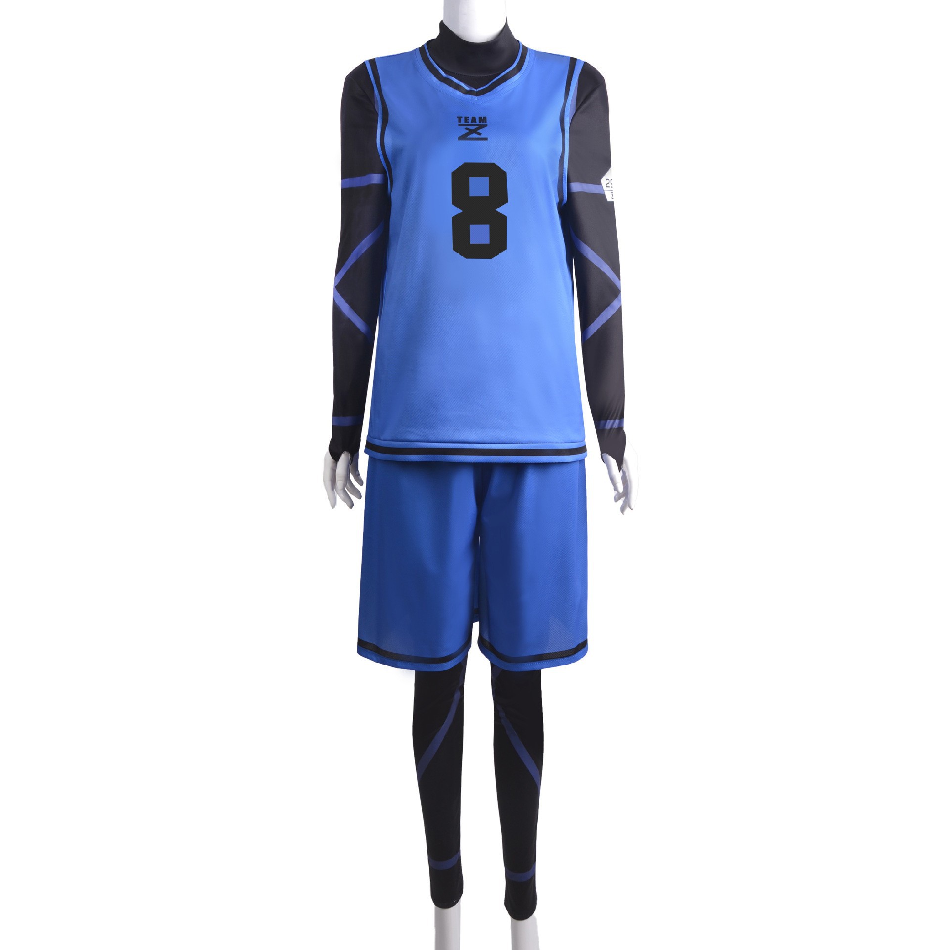 BLUELOCK Blue Prison Jersey cos Jie Shi Yi Bee Le Back to Thousand Cut Leopard Ma Kingdom Divine Cosplay Suit