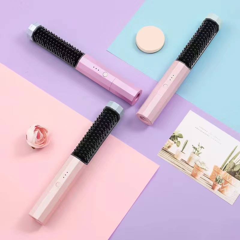 Multifunctional heating hair straightener bangs inner buckle temperature-adjusting curling dual-purpose hair straightener drying and wet dual-purpose hair straightener