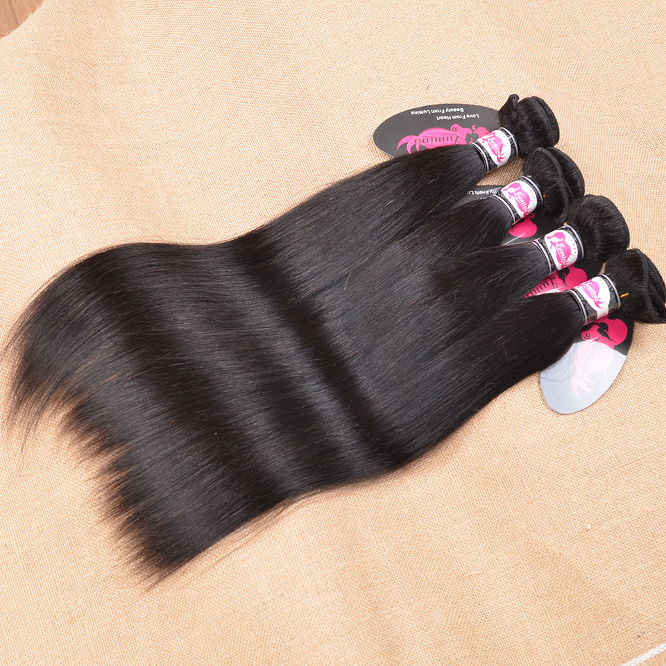 Brazilian Virgin Human Hair bundter ægte menneskehårgardin 95-100g_voghion.com