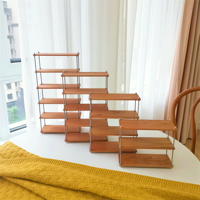 Multi-layer Storage Rack Storage Rack Bookshelf Silent Wind 6 Fen Baby House 0b11 bjd Cotton Doll Cloth