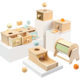 Montessori Textile Drum Wooden Coin Box Wooden Permanent Target Box Cross-border Montessori Early Education Aids