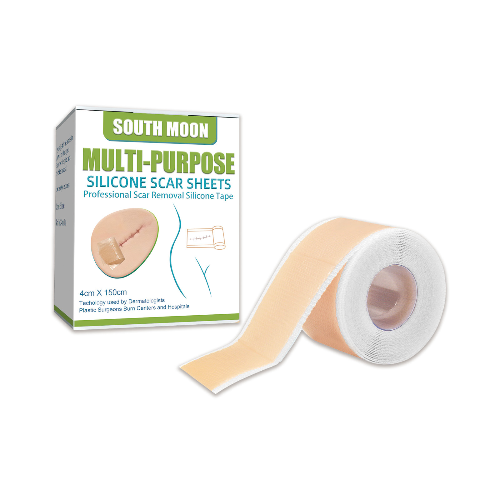 South Moon Silicone Gel Scar Patch for Desalination and Repair Skin Pregnancy Smoothing Skin Surgical Scar Patch