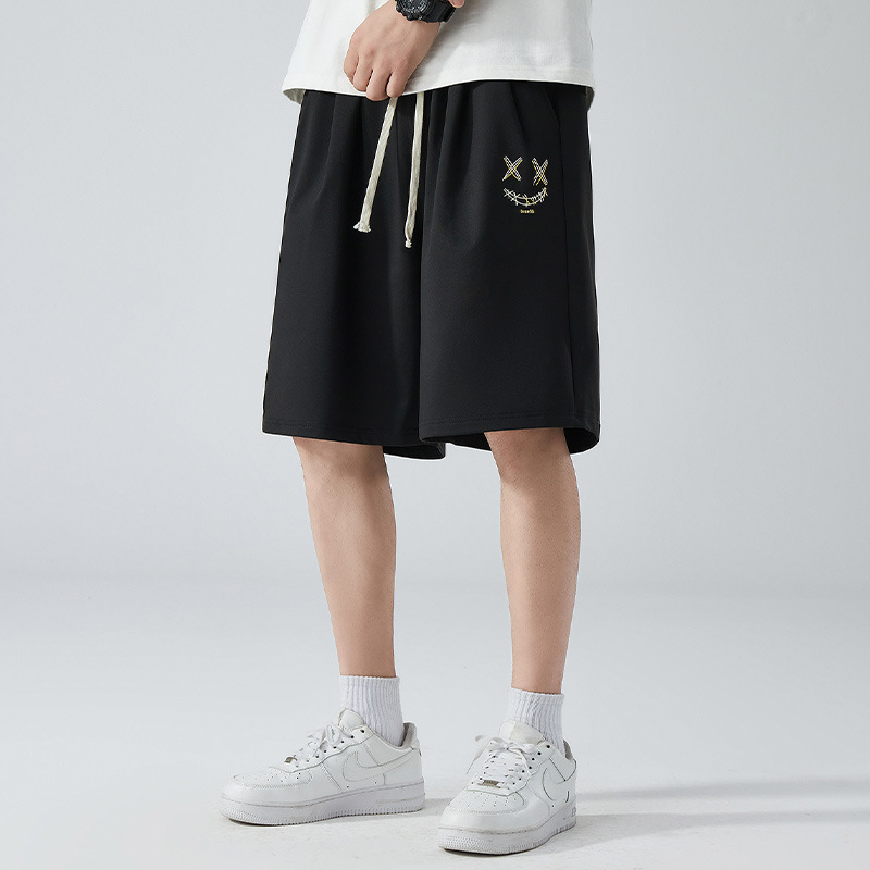 K3380 plus size shorts men's plus size plus size fat fat guy sports loose fifth pants drawstring fashion brand middle pants