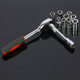Dafei 12-piece set hexagon socket wrench tool car motorcycle repair ratchet wrench household tool box