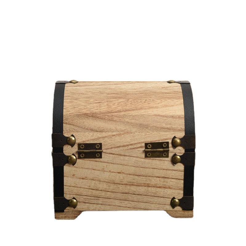 Wooden flip storage box tea jewelry gift packaging wooden box home desktop retro storage wooden box wholesale