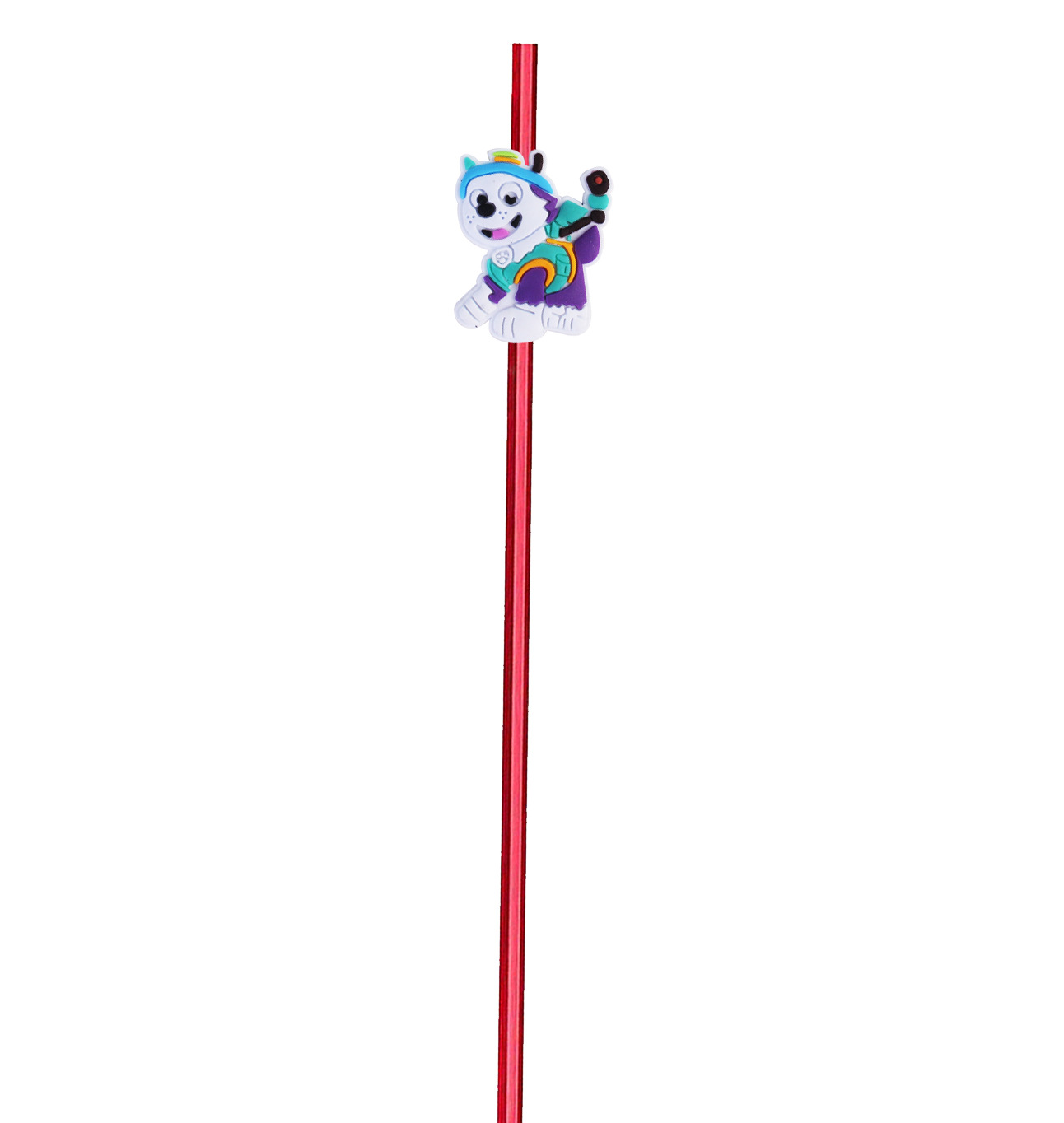 Cute puppy party straw straight pipe straw sticker dog action team straw sticker Amazon suit cross border