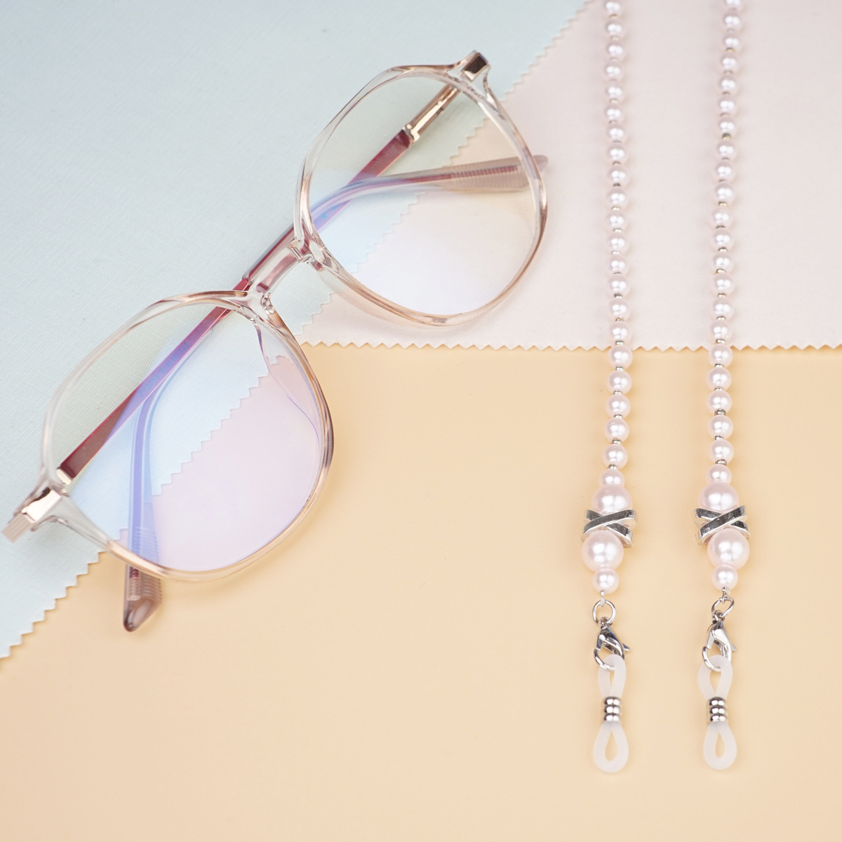 Glasses Chain Beaded Glasses Chain Colorful Beaded Chain Sunglasses Decorative Chain Glasses Chain Sunglasses X Beaded Chain
