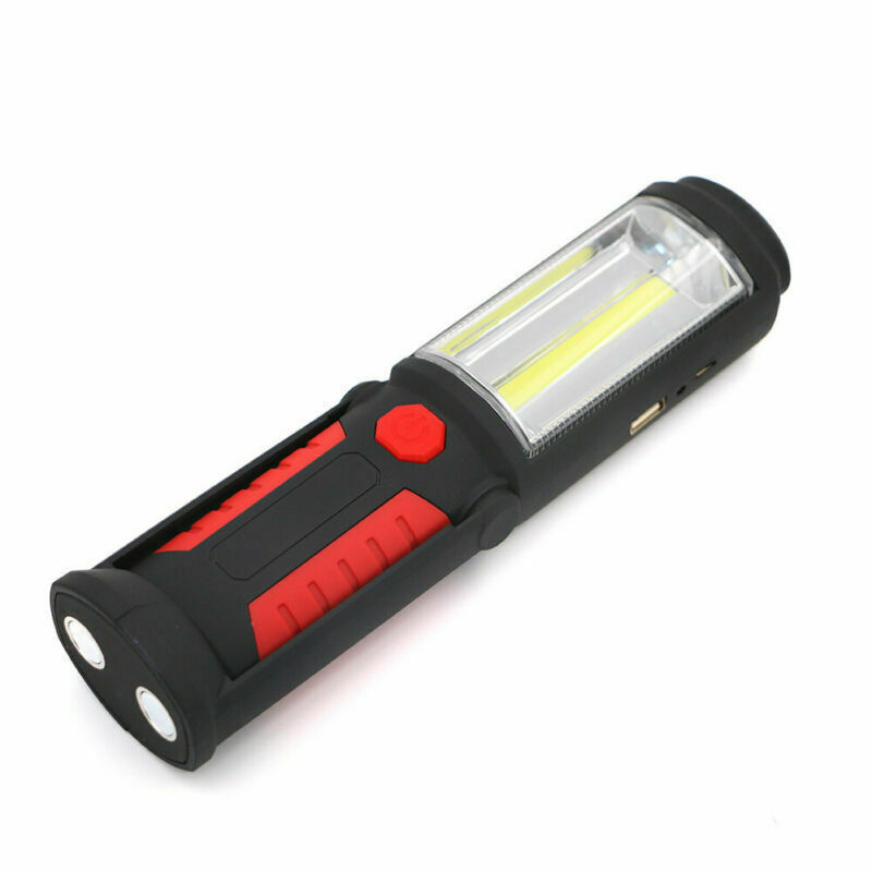 36 5LED Аварийный Рабочий свет USB перезаряжаемый Магнитный кронштейн автомобиля COB ремонтный свет ручной фонарик