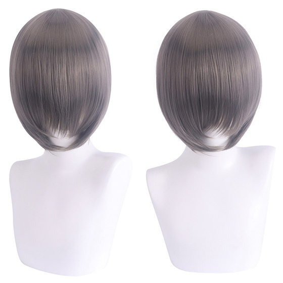 Main Shengda cosplay wig face-closing short hair thickened version face-closing modeling color bobo headgear 30CM universal