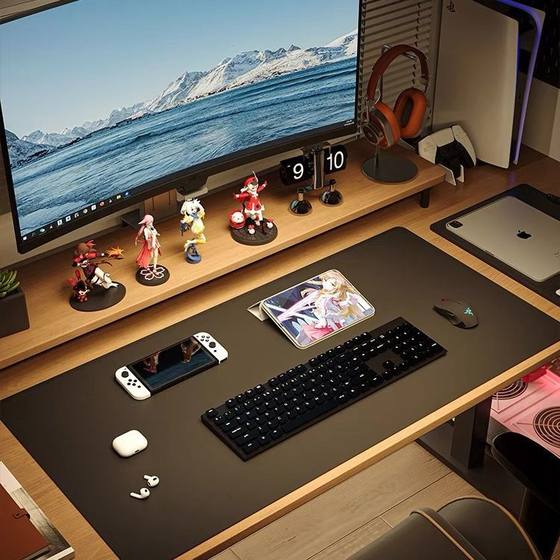 Large sewing mouse pad laptop keyboard pad multi-size color craft leather office table mat
