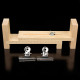 Tripod solid wood woven rack (including clip)