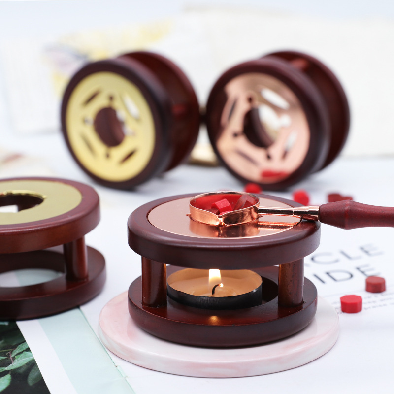 Fire Paint Seal Furnace Iron Fawn Furnace Hollow Round Fire Paint Furnace Retro Wax Strip Wax Bar Furnace