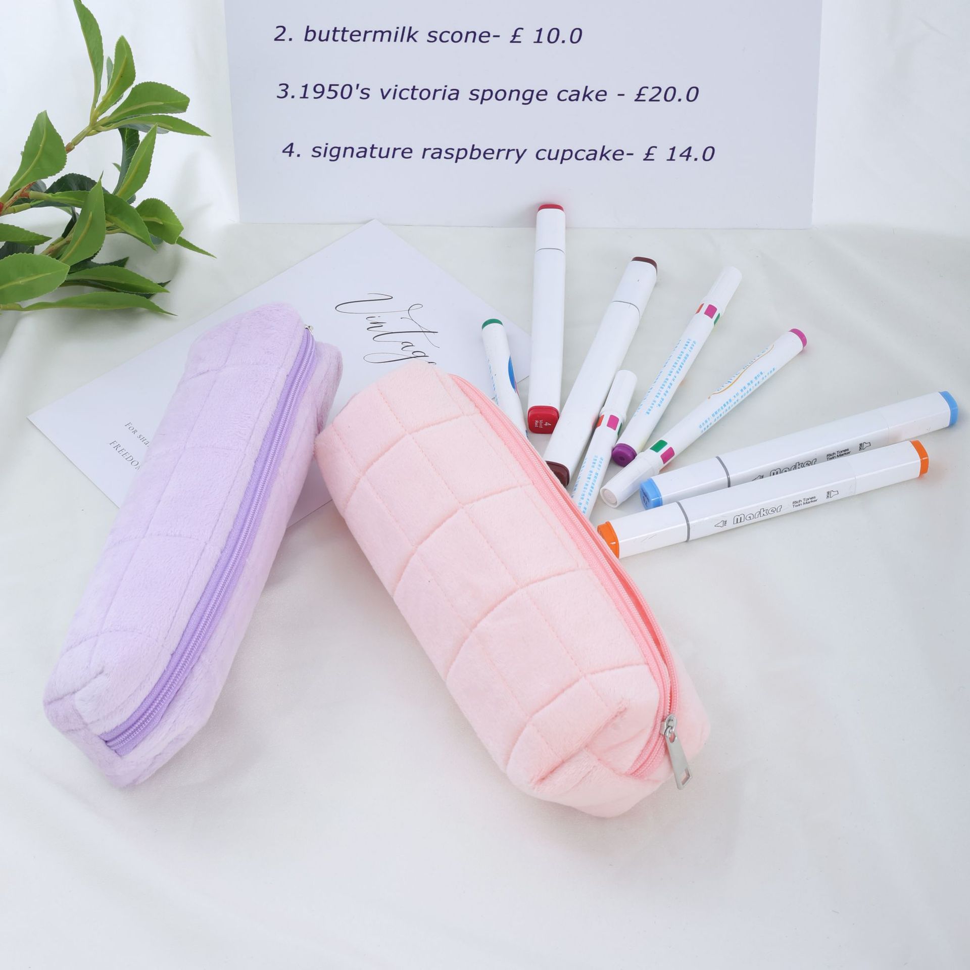 Decompression Pillow Bag Pencil Bag Internet Popular Same Style Pillow Pillow Bag Pencil Bag Japanese Style High-value Large-capacity Student Storage Stationery Box