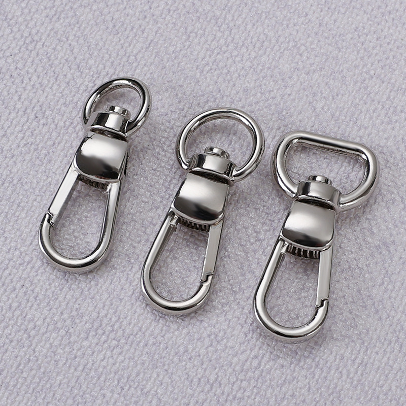 Spot wholesale luggage accessories door buckle hook plate buckle key ring Jewelry pendant buckle color multi-specification full
