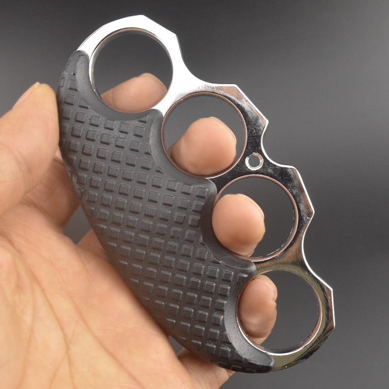 Cross-border Clip Four-finger Tiger Hand Buckle Boxing Buckle Travel Tool Tiger Finger Boxing Set Car Equipment Boxer Qui Ring