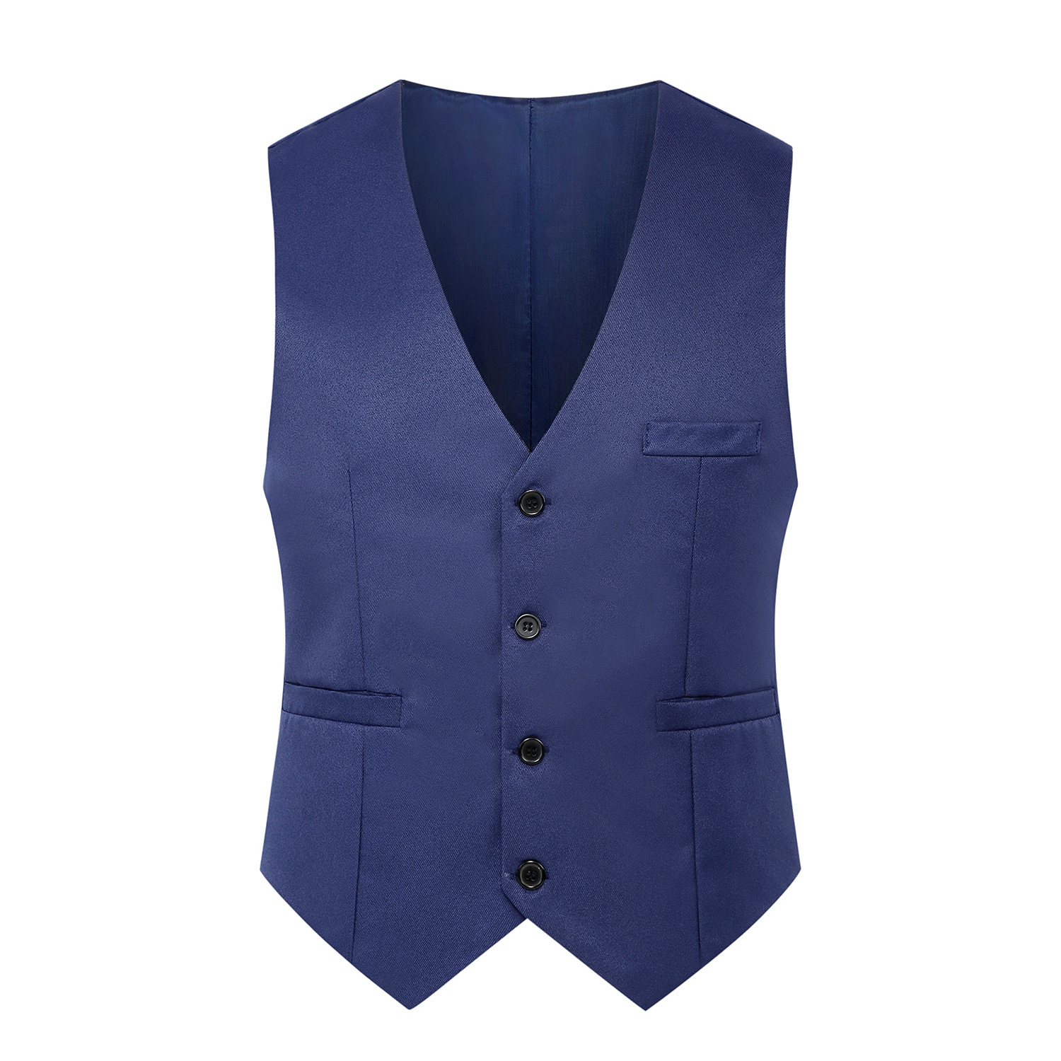 2024 Spring and Autumn New British fashion men's suit vest slim waistcoat men's vest Korean style suit vest