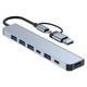 [double head] usb3.0+2.0*4+usb-c data+5w power supply