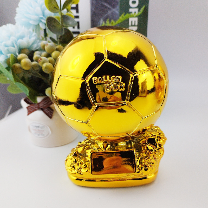 Golden Globe Trophy Football Shooter Engraved Gift Lottery Shop Bar Decorations Fans Souvenir Manufacturers