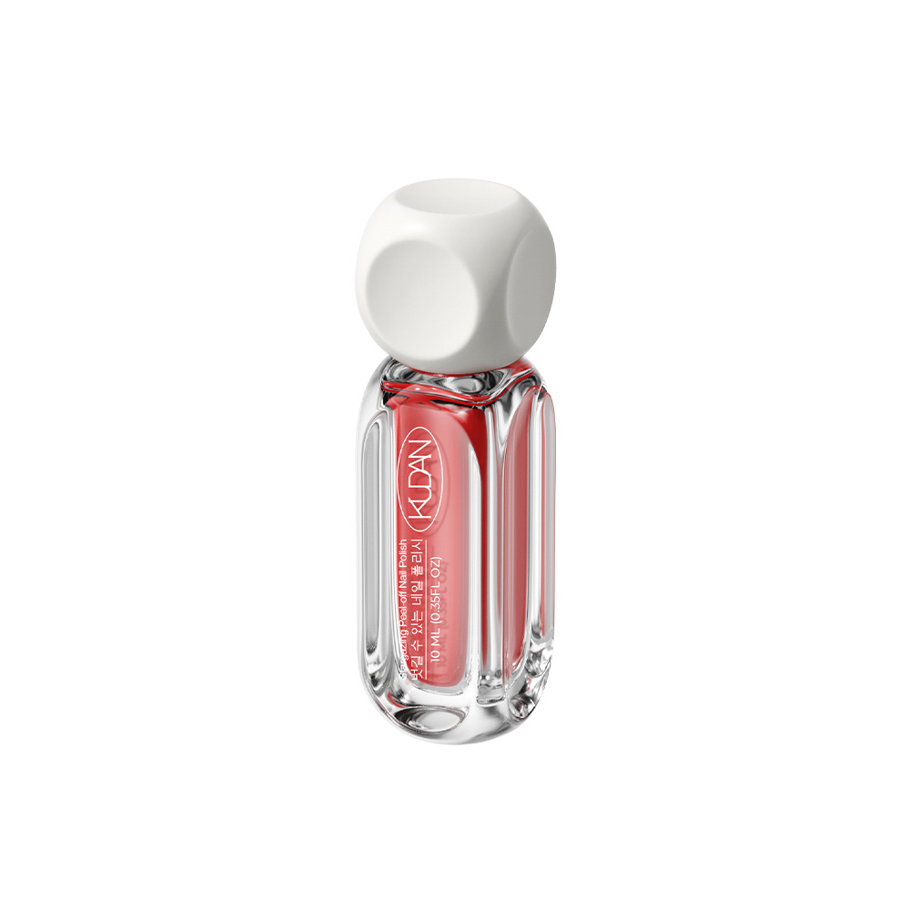 Nail polish baking-free quick-drying long-lasting water-based peelable nail polish white nude color is not easy to drop children's nail polish new products
