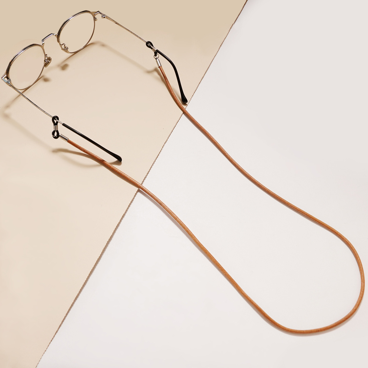 Cowhide Glasses Rope Glasses Lanyard Glasses Protective Rope Chain Neck-hanging Glasses Rope Glasses Anti-loss