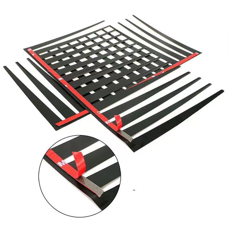 Foreign trade eyelash lamp car sticker cute cartoon decoration creative 3d three-dimensional false eyelash lamp eyebrow pair